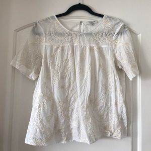 Madewell Embroidered Top